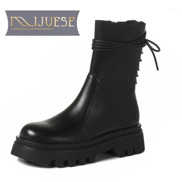 mljuese 2021 women soft ankle boots cow leather zippers boots winter short plush round toe high heels women1, Black
mljuese 2021 women soft ankle boots cow leather zippers boots winter short plush round toe high heels women1, Black