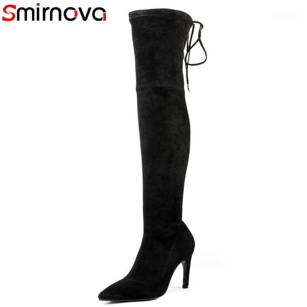 boots smirnova 2021 fashion over the knee high with narrow band pointed toe thin heels slip on thigh1, Black
boots smirnova 2021 fashion over the knee high with narrow band pointed toe thin heels slip on thigh1, Black