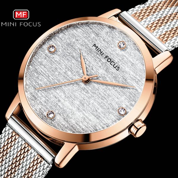 minifocus luxury crystal quartz watches women contrast color rose golden mesh strap fashion simple ladies watch waterproof 2020, Slivery;brown
minifocus luxury crystal quartz watches women contrast color rose golden mesh strap fashion simple ladies watch waterproof 2020, Slivery;brown