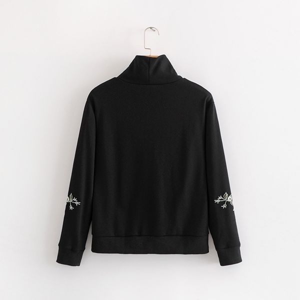 lanbaiyijia floral embroidery turtleneck hoodies women pullover long sleeve loose autumn women sweatshirts fashion 201203, Black
lanbaiyijia floral embroidery turtleneck hoodies women pullover long sleeve loose autumn women sweatshirts fashion 201203, Black