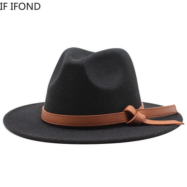 vintage wool fedora hat wide brim women men jazz streetwear felt hat autumn winter solid color panama cap, Blue;gray
vintage wool fedora hat wide brim women men jazz streetwear felt hat autumn winter solid color panama cap, Blue;gray