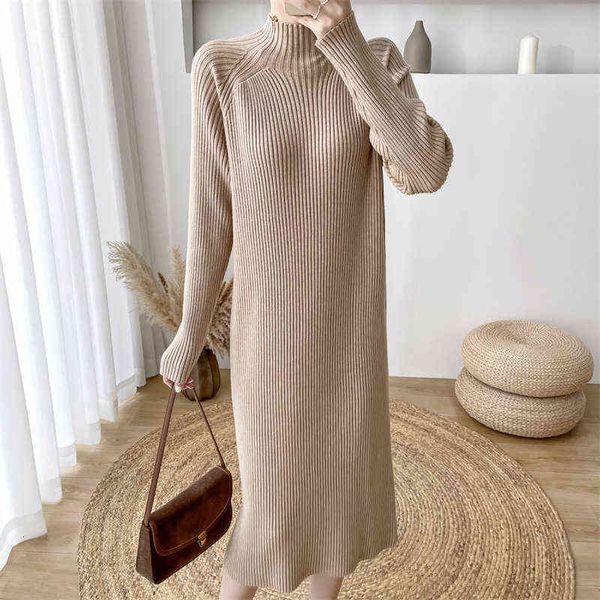 luxury dress knitted autumn korean medium long half high collar with bottom skirt, slim and thin wool dresses, Black;gray
luxury dress knitted autumn korean medium long half high collar with bottom skirt, slim and thin wool dresses, Black;gray