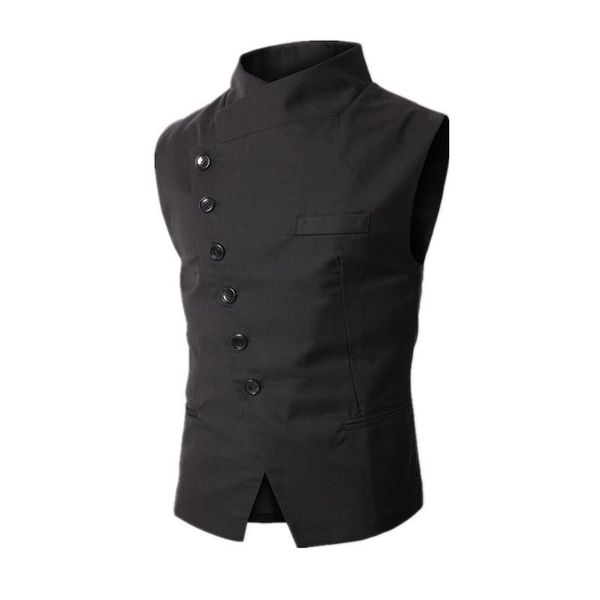 men's vests 2021 arrival dress for men work sleeveless blazer jaqueta colete masculine gilet homme mens formal vest waistcoat, Black;white
men's vests 2021 arrival dress for men work sleeveless blazer jaqueta colete masculine gilet homme mens formal vest waistcoat, Black;white