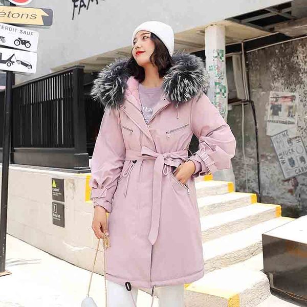 2021 new winter winter women's jackets coats hooded thick warm winter jackets snow coat 7gn4, Black