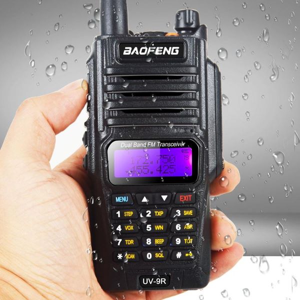 baofeng radio comunicador uv-9r dual band vhf uhf waterproof walkie talkie fm ham radio 8w 128ch with earpieces
baofeng radio comunicador uv-9r dual band vhf uhf waterproof walkie talkie fm ham radio 8w 128ch with earpieces
