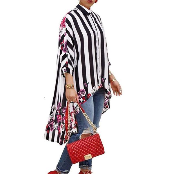 women autumn long blouses new floral striped 3/4 sleeves loose wear fashion female buttons casual shirt tunic fall sale, White
women autumn long blouses new floral striped 3/4 sleeves loose wear fashion female buttons casual shirt tunic fall sale, White