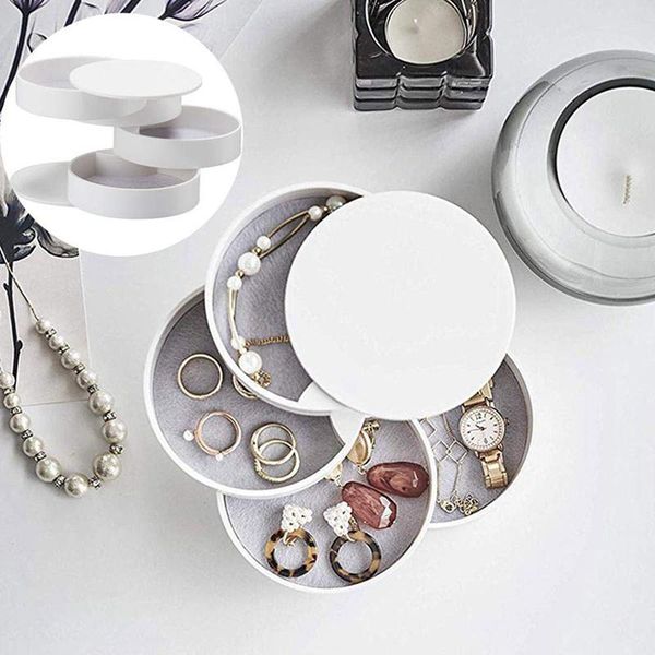 storage bottles & jars creative 4 layers round jewelry box portable organizer earring holder rings display travel case makeup
storage bottles & jars creative 4 layers round jewelry box portable organizer earring holder rings display travel case makeup