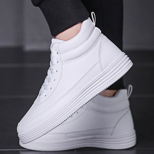 new men's sneakers flats casual walking work white mans footwear winter men vulcanize shoes c1120, Black
new men's sneakers flats casual walking work white mans footwear winter men vulcanize shoes c1120, Black