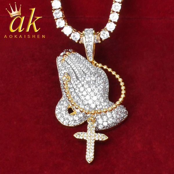 hand with cross pendant zircon gold color necklace chain fashion men's hip hop rock jewelry q1209, Bronze;silver
hand with cross pendant zircon gold color necklace chain fashion men's hip hop rock jewelry q1209, Bronze;silver