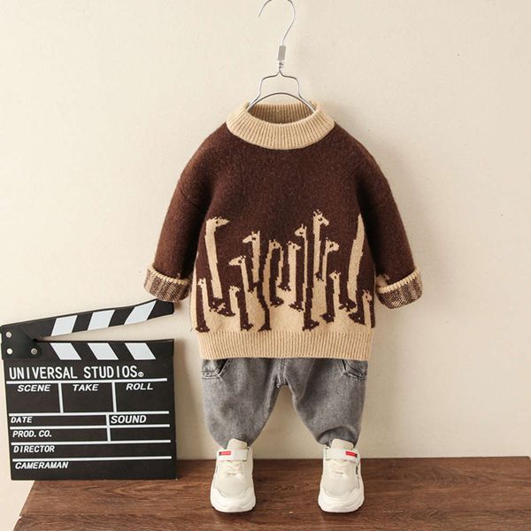 cartoon autumn 2020 children's loose cashmere sweater boys' round neck fashion top, Blue
cartoon autumn 2020 children's loose cashmere sweater boys' round neck fashion top, Blue