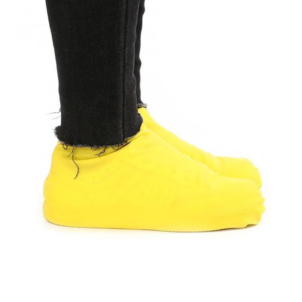 1pair anti rain emulsion shoe cover portable reusable thick sole waterproof foot wear travel accessories protective jllluu
1pair anti rain emulsion shoe cover portable reusable thick sole waterproof foot wear travel accessories protective jllluu