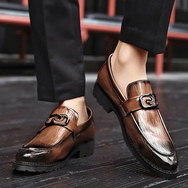 men shoes 2022 new solid sequined loafer shallow spring autumn round toe pu leather classic casual outdoors fashion dress comfortable dh711, Black
men shoes 2022 new solid sequined loafer shallow spring autumn round toe pu leather classic casual outdoors fashion dress comfortable dh711, Black