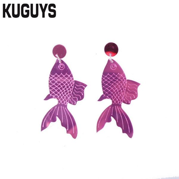 kuguys fashion acrylic jewelry for womens long drop earrings gold pink good luck brocade carp dangle earring girl's gift, Silver
kuguys fashion acrylic jewelry for womens long drop earrings gold pink good luck brocade carp dangle earring girl's gift, Silver