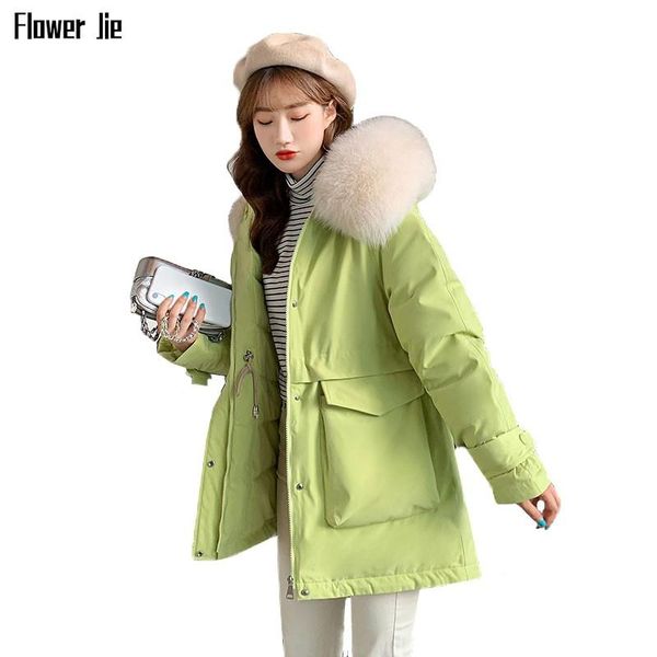 women's down & parkas 2021 winter jacket women thick warm hooded parka mujer fashion slim big fur collar black outerwear coat female
women's down & parkas 2021 winter jacket women thick warm hooded parka mujer fashion slim big fur collar black outerwear coat female