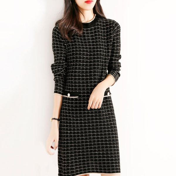 casual dresses women elegant dress autumn winter o-neck long sleeve stripe party ladies sweet fashion clubwear, Black;gray
casual dresses women elegant dress autumn winter o-neck long sleeve stripe party ladies sweet fashion clubwear, Black;gray