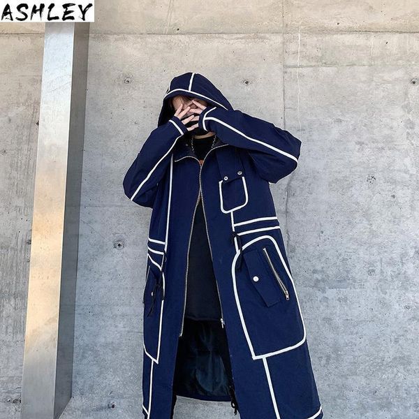 men's trench coats woolen 2021 winter coat korean version loose men long section windbreaker male youth jacket trend japan style stripe, Tan;black
men's trench coats woolen 2021 winter coat korean version loose men long section windbreaker male youth jacket trend japan style stripe, Tan;black
