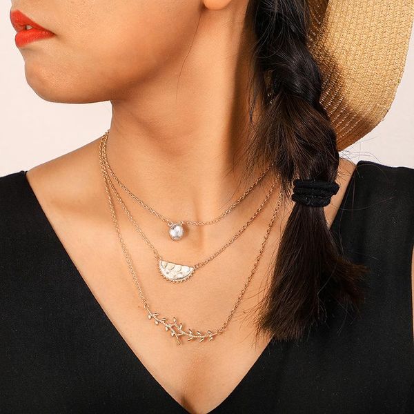 Brling New 2020 Fashion ins vintage Chain Pendant Choker Bohemia droplets branches leaves Necklace for women Girls Gifts Party, Golden;silver
Brling New 2020 Fashion ins vintage Chain Pendant Choker Bohemia droplets branches leaves Necklace for women Girls Gifts Party, Golden;silver