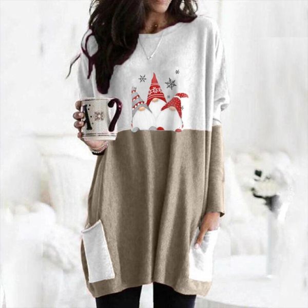 plus size tunic autumn women t-shirts casual cartoon print christmas tshirt casual loose long sleeve tunic women camisetas, White
plus size tunic autumn women t-shirts casual cartoon print christmas tshirt casual loose long sleeve tunic women camisetas, White