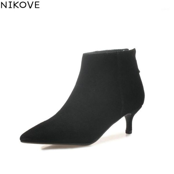 nikove 2020 women shoes sewing fashion ankle boots shoes zipper pointed toe med heels thin heels autumn woman boots size 34-391, Black
nikove 2020 women shoes sewing fashion ankle boots shoes zipper pointed toe med heels thin heels autumn woman boots size 34-391, Black