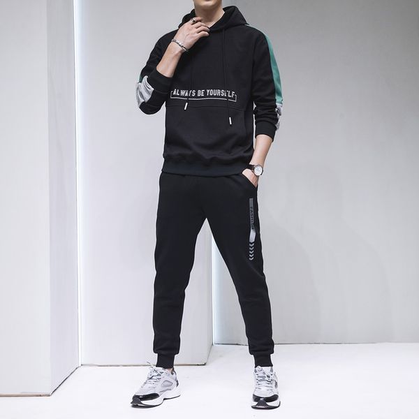 2020 new spring and autumn men's hooded sweater leisure sports suit sportswear, Gray
2020 new spring and autumn men's hooded sweater leisure sports suit sportswear, Gray