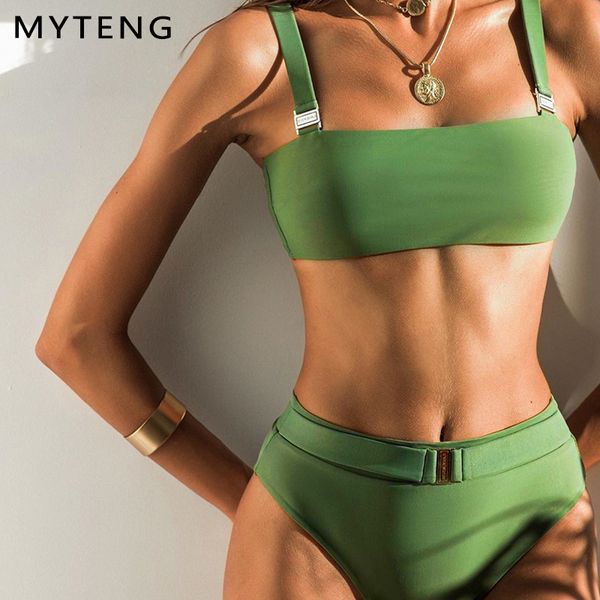 2020 swimwear women swimsuit bikini set solid high waist bathing suit brazilian beachwear push up maillot de bain femme y1120, White;black
2020 swimwear women swimsuit bikini set solid high waist bathing suit brazilian beachwear push up maillot de bain femme y1120, White;black