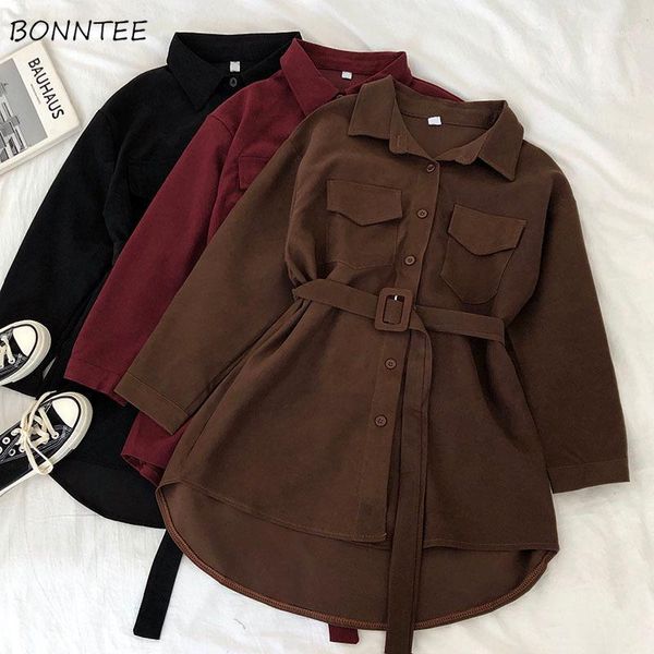 long sleeve dress women lady corduroy retro solid simple sashes womens french style all-match chic vintage new1, Black;gray
long sleeve dress women lady corduroy retro solid simple sashes womens french style all-match chic vintage new1, Black;gray