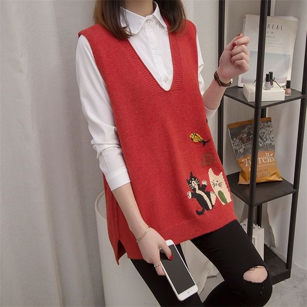 version of the korean version of the korean version of loose and lazy wind outside the wool, vest, sweater shoulder 201202, White;black
version of the korean version of the korean version of loose and lazy wind outside the wool, vest, sweater shoulder 201202, White;black