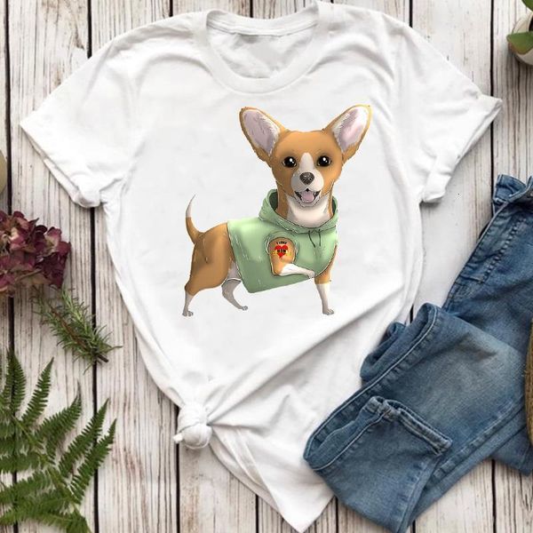 women t-shirts cartoon short sleeve clothing trend animal dog pet mom lady tshirt female ladies print graphic tee t-shirt, White
women t-shirts cartoon short sleeve clothing trend animal dog pet mom lady tshirt female ladies print graphic tee t-shirt, White