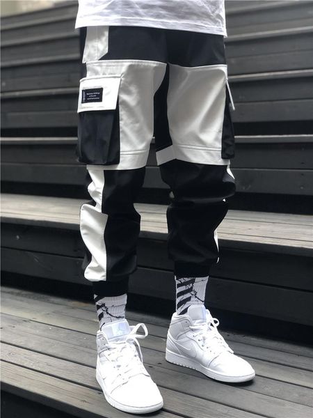 hip hop overalls men's multi pocket fashion label spring and autumn versatile loose trend korean sports pants casual long pants, Black
hip hop overalls men's multi pocket fashion label spring and autumn versatile loose trend korean sports pants casual long pants, Black