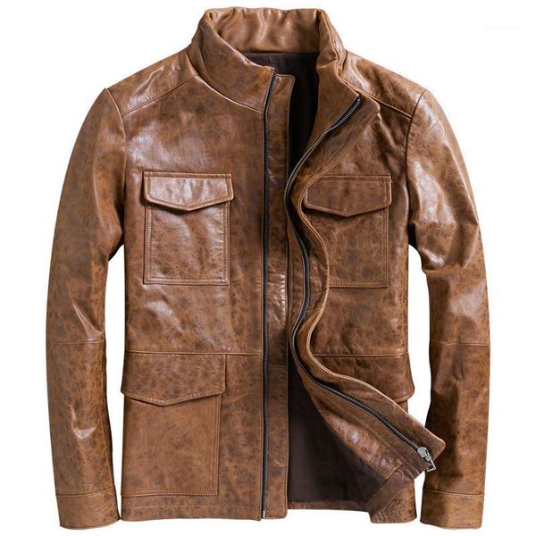 rare horse leather genuine leather clothes men jacket horse safari jacket work vintage napa craft loose distressed coat1, Black
rare horse leather genuine leather clothes men jacket horse safari jacket work vintage napa craft loose distressed coat1, Black