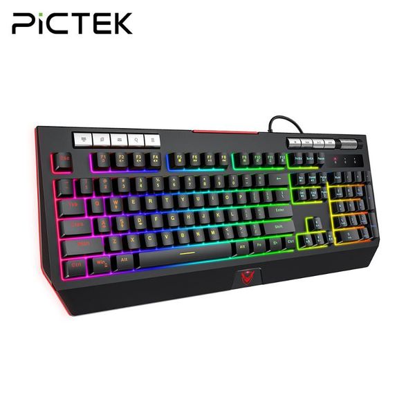 pictek pc245 gaming keyboard wired mechanical feeling rgb membrane keyboard with phone holder 25 anti-ghosting key for pc gamer
pictek pc245 gaming keyboard wired mechanical feeling rgb membrane keyboard with phone holder 25 anti-ghosting key for pc gamer