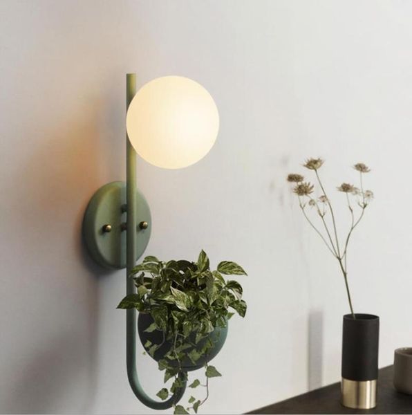 wall lamp modern simple nordic creative studio balcony bedroom warm bedside macaron ball plant
wall lamp modern simple nordic creative studio balcony bedroom warm bedside macaron ball plant