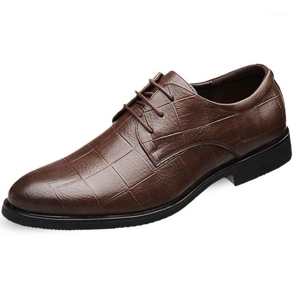 men shoes oxfords artificial leather shoes men pointed toe grid pattern for zapatos hombre plus size 481, Black
men shoes oxfords artificial leather shoes men pointed toe grid pattern for zapatos hombre plus size 481, Black