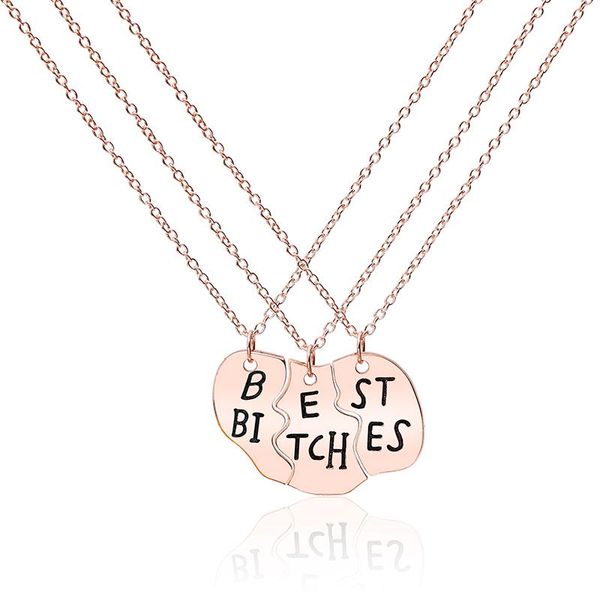 pendant necklaces unique design rose gold color letter lettering necklace sister custom zinc alloy jewelry party, Silver
pendant necklaces unique design rose gold color letter lettering necklace sister custom zinc alloy jewelry party, Silver