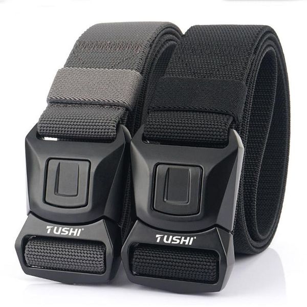 tactical belt army training nylon hard metal quick release buckle waist belt outdoor hunting equipment, Black;gray
tactical belt army training nylon hard metal quick release buckle waist belt outdoor hunting equipment, Black;gray