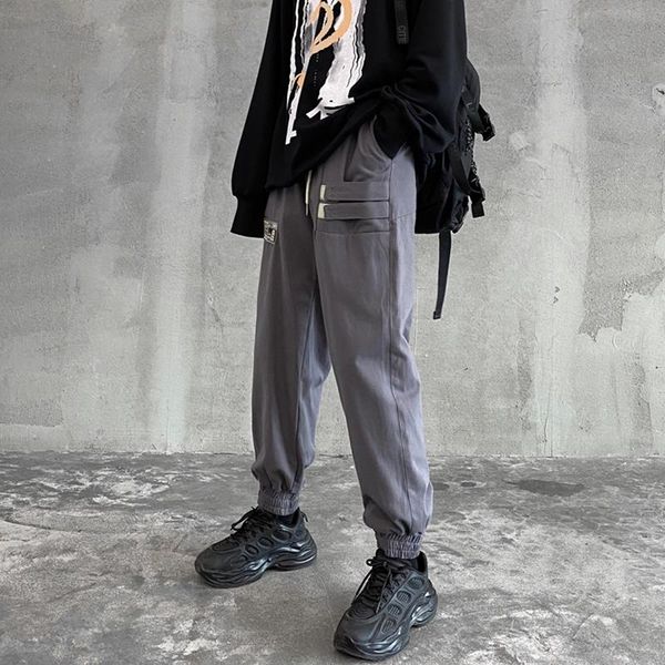 men's pants 2021 joggers cargo men casual hip hop muti pockets male trousers sweatpants streetwear ribbons, Black
men's pants 2021 joggers cargo men casual hip hop muti pockets male trousers sweatpants streetwear ribbons, Black