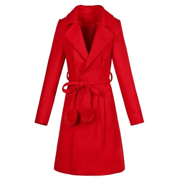 jacket mid-length women's woolen overcoat autumn winter the new female slim thickened fashion trench coat a180, Black
jacket mid-length women's woolen overcoat autumn winter the new female slim thickened fashion trench coat a180, Black