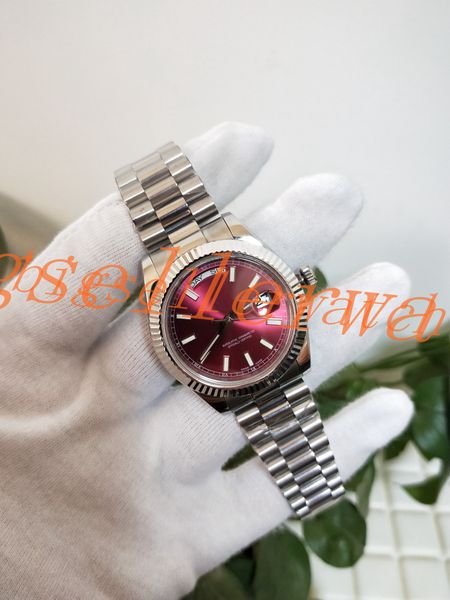 excellent men wristwatches 228238 228235 40 mm red dial stainless steel jubilee bracelet bp 2813 movement automatic mechanical mens watch, Slivery;brown
excellent men wristwatches 228238 228235 40 mm red dial stainless steel jubilee bracelet bp 2813 movement automatic mechanical mens watch, Slivery;brown