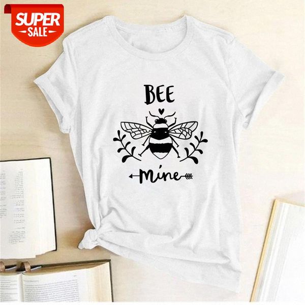 bee mine printed t-shirts women summer 2020 graphic tee aesthetic shirts for women fashion short sleeve ladies cotton femme #av9m, White
bee mine printed t-shirts women summer 2020 graphic tee aesthetic shirts for women fashion short sleeve ladies cotton femme #av9m, White