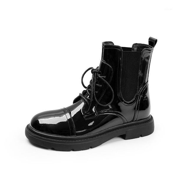 boots women's shoes autumn/winter 2021 fashion glossy comfortable non-slip flat bottom lace-up boots1, Black
boots women's shoes autumn/winter 2021 fashion glossy comfortable non-slip flat bottom lace-up boots1, Black