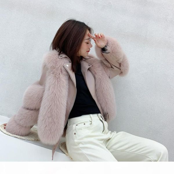 oftbuy 2020 luxury real fur coat winter jacket women natural fox fur genuine leather sheep skin thick warm vest new, Black
oftbuy 2020 luxury real fur coat winter jacket women natural fox fur genuine leather sheep skin thick warm vest new, Black