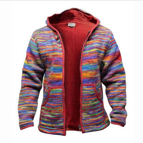 осень зима мужчины хлопок радуга stripes с длинным рукавом на молнии с капюшоном свитер streetwear vintage повседневный сыпучие верхняя одеж, White;black
осень зима мужчины хлопок радуга stripes с длинным рукавом на молнии с капюшоном свитер streetwear vintage повседневный сыпучие верхняя одеж, White;black