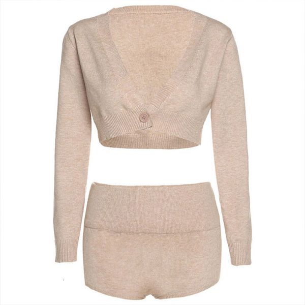 2021 new autumn khaki fashion knit suit cleavage v long harvest shorts of two parts lounge wear woman clothes 874x, Black;gray
2021 new autumn khaki fashion knit suit cleavage v long harvest shorts of two parts lounge wear woman clothes 874x, Black;gray