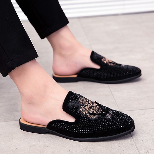 suede half fine strass men's luxury shoes zapatillas hombre casual male social shoe trdx, Black;brown
suede half fine strass men's luxury shoes zapatillas hombre casual male social shoe trdx, Black;brown