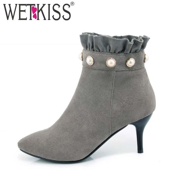 wetkiss winter thin high heels boot women warm pointed toe footwear fur suede femsle shoes 2021 new fashion bootie big size, Black
wetkiss winter thin high heels boot women warm pointed toe footwear fur suede femsle shoes 2021 new fashion bootie big size, Black
