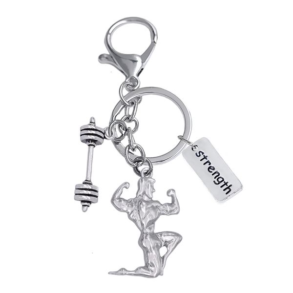 alloy muscular gym pendants sportsman dumbbells charm barbell health sport symbol keychain, Silver
alloy muscular gym pendants sportsman dumbbells charm barbell health sport symbol keychain, Silver