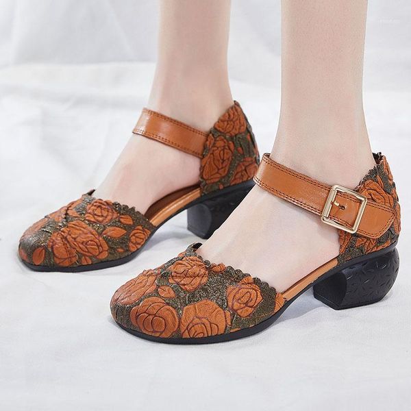 johnature 2021 new women sandals genuine leather ladies shoes buckle strap print retro sewing casual handmade platform sandals1, Black
johnature 2021 new women sandals genuine leather ladies shoes buckle strap print retro sewing casual handmade platform sandals1, Black