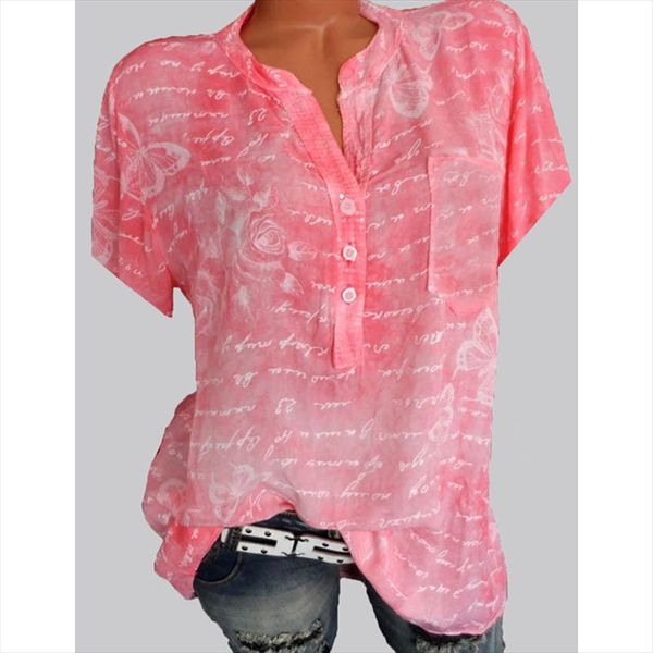 womens new size short sleeve ladies shirt elegant shirt fashionable temperament print casual short sleeve womens lo, White
womens new size short sleeve ladies shirt elegant shirt fashionable temperament print casual short sleeve womens lo, White
