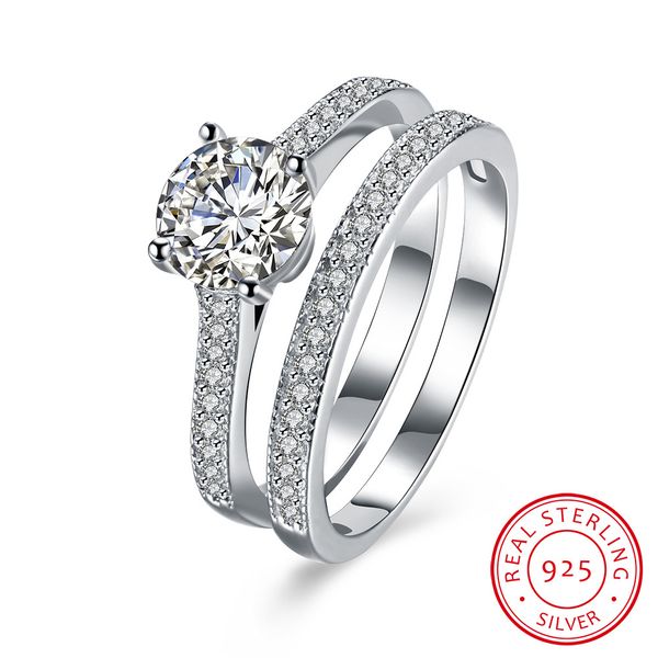 fashion trendy real s925 sterling silver couple ring, diamond double set ring, new accessories, proposal wedding ring
fashion trendy real s925 sterling silver couple ring, diamond double set ring, new accessories, proposal wedding ring