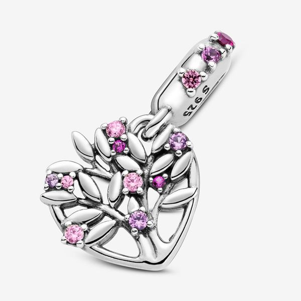 2020 winter new 925 sterling silver beads pink heart family tree dangle charm fit original pan bracelet christmas jewelry, Black
2020 winter new 925 sterling silver beads pink heart family tree dangle charm fit original pan bracelet christmas jewelry, Black